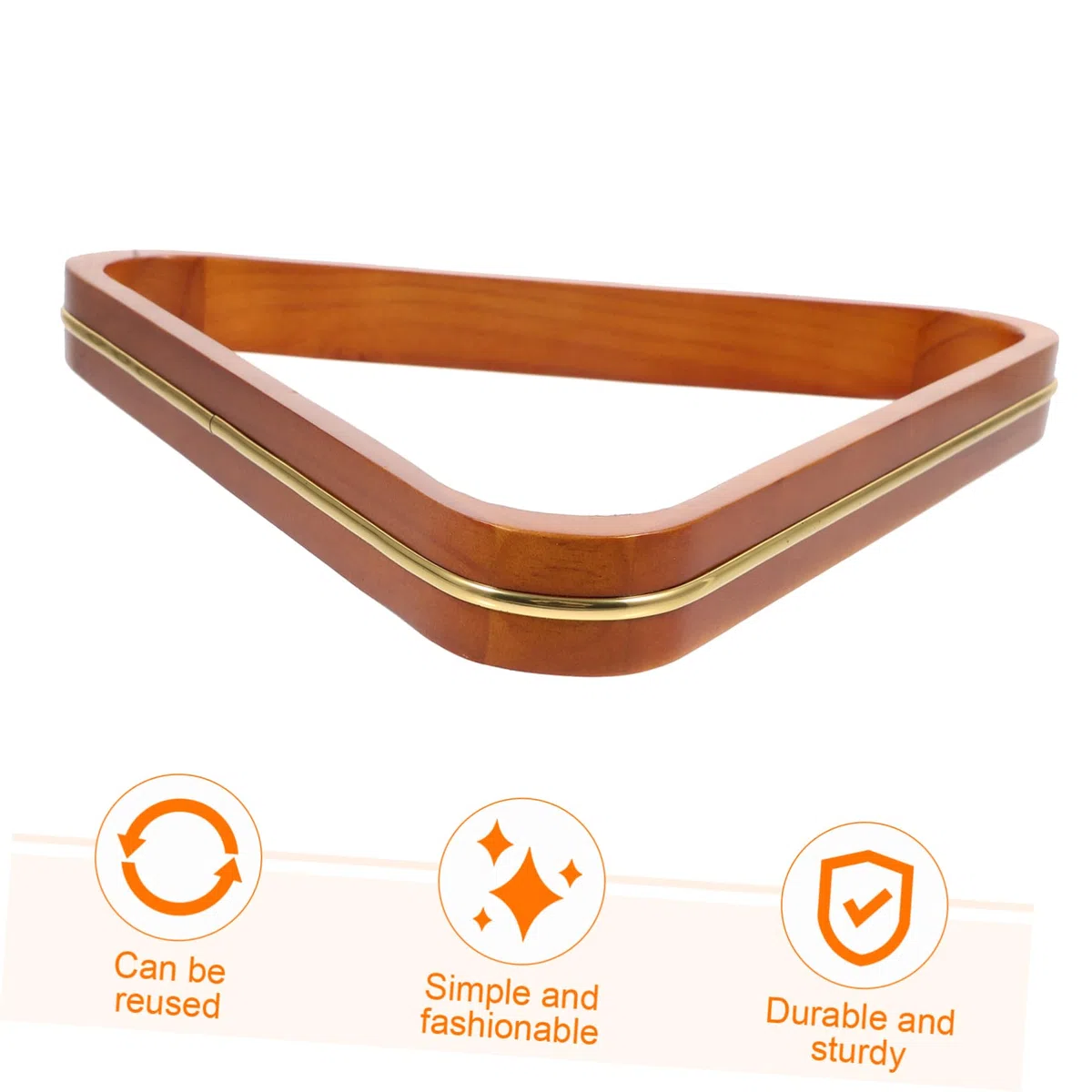 Support De Boules De Billard Bois Trépied Triangle Cadre Billiard Et Léger pour Table De Billard Accessoire De Billard