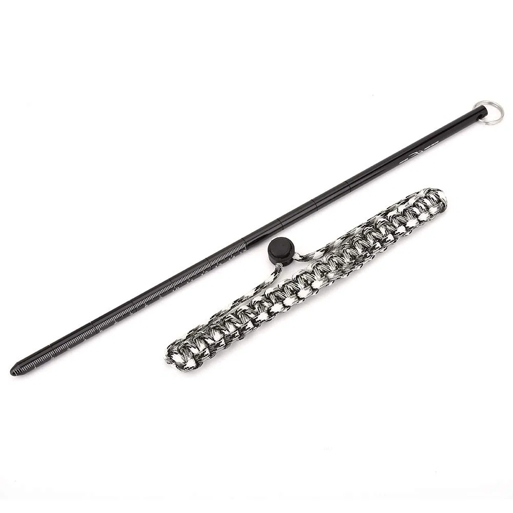 Alomejor Pointeur de plongée Bâton en Alliage d'aluminium Plongée sous-Marine Noise Maker Stick Rod Pointer avec lanière Poignet réglable Accessoires