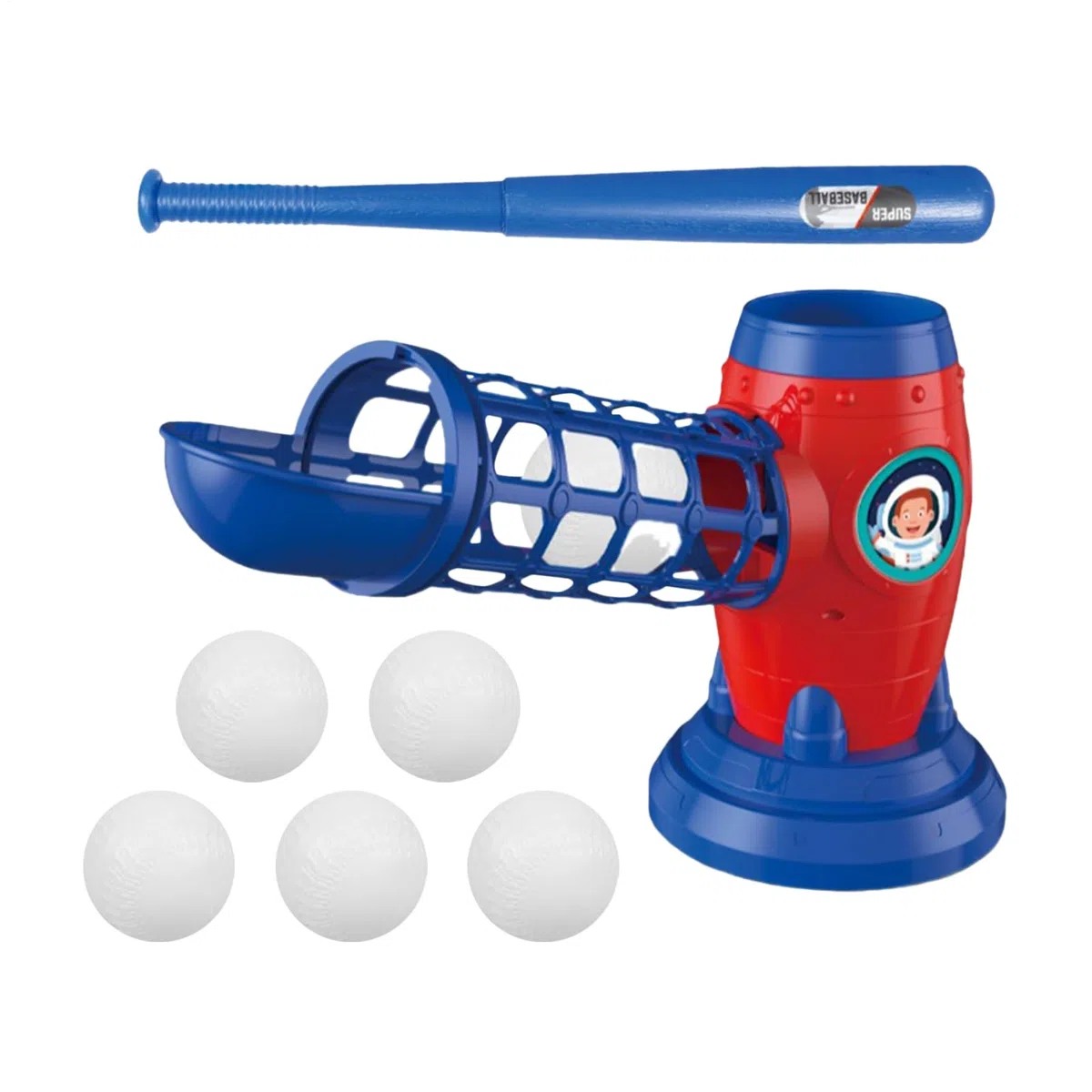 Lanceur de Tennis et de Baseball – Lanceur de Sport électrique, Lanceur de Balle Automatique, Ensemble d'entraînement léger pour , Support de Base Stable, Installation Facile | Parfait pour Les