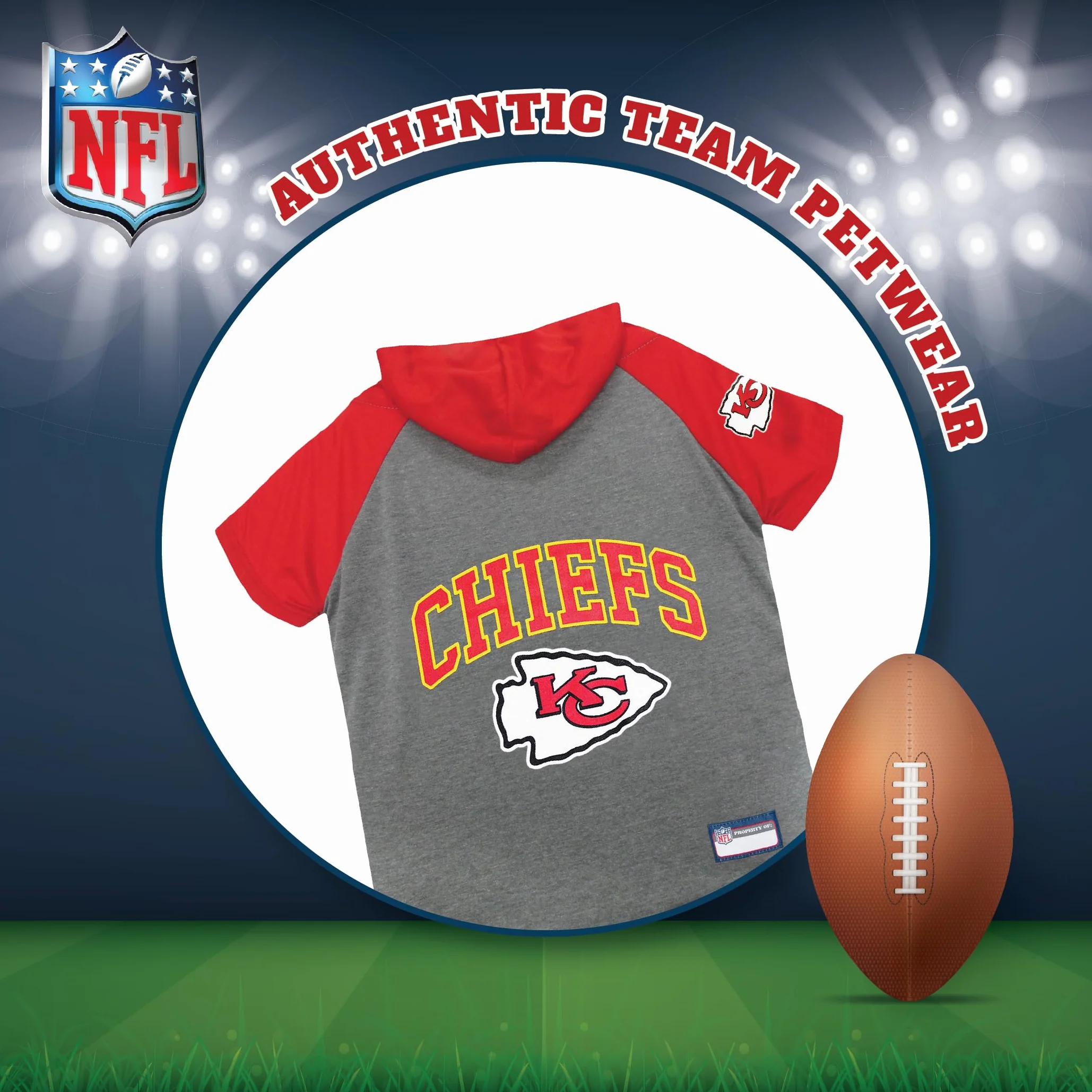 Pets première Kansas City Chiefs Sweat à Capuche T-Shirt
