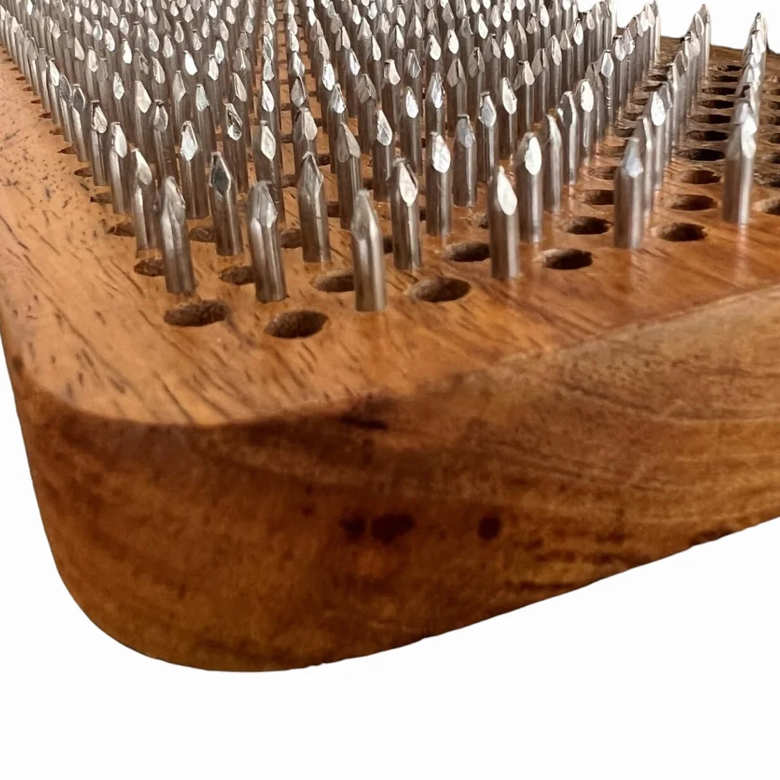 Sadhu Board Planche à ongles en bois de manguier 100 % fait main 4 tailles 8 mm, 10 mm, 12 mm et 15 mm, pratique du yoga, soulage les tensions, favorise la circulation sanguine, détoxifiant, aide à