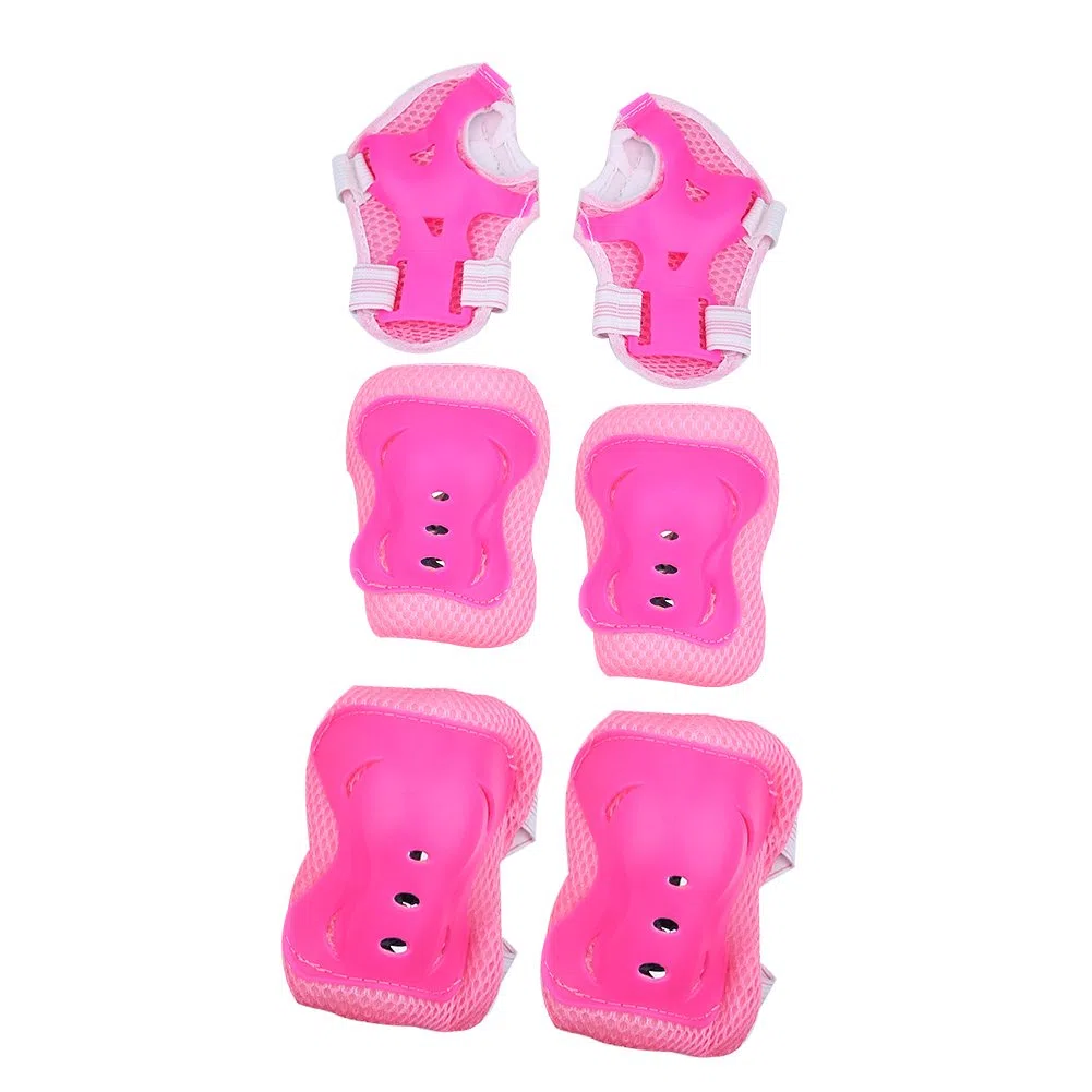 7pcs Kids Bikes Casquet Set Gnee Protector Sponge Tampe de Protection Pérogar avec des Coussinets de Protection Équipement pour Scooter