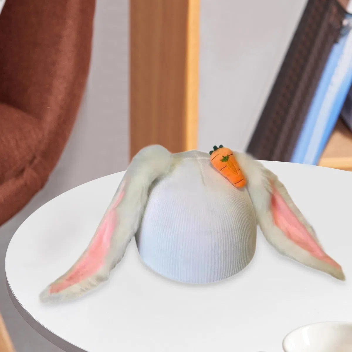 Oshhni Housse de Casque de Ski avec Oreilles de Lapin Décoration de Casque de Ski Cadeau Adorable Décoration Amusante Garder au Chaud Accessoires