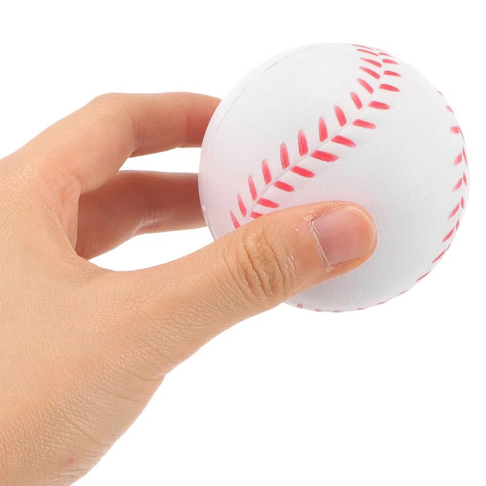 HANABASS 4 Pièces Balles De Baseball en Mousse PU Légères pour Enfants Entraînement Sécurisé Softball Intérieur Extérieur Pratique