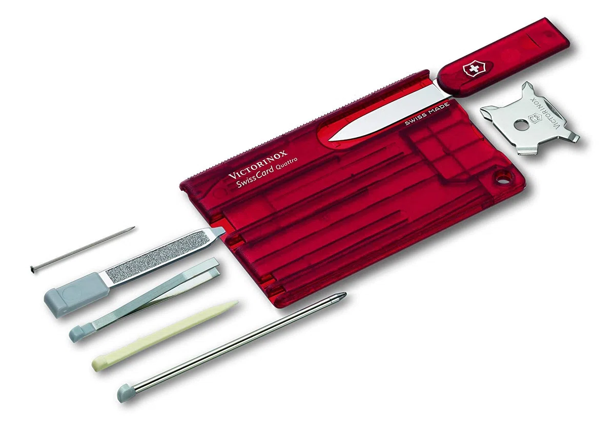 Victorinox Jelly Quattro Carte suisse Rouge