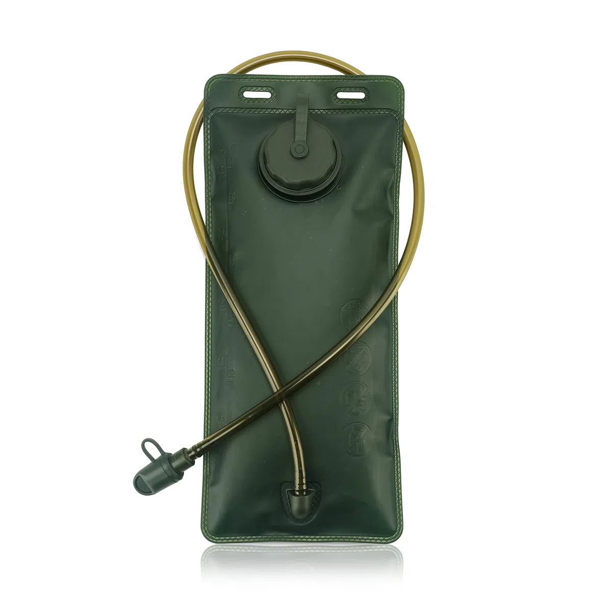Mardingtop Sac à eau de 2,5 l - Qualité militaire - Réservoir d'eau idéal pour toutes les activités telles que le cyclisme, la randonnée, l'escalade, le camping