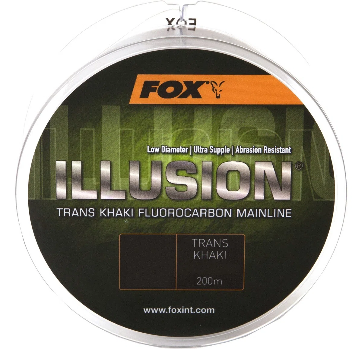 Fox Edges Illusion Soft Mainline Trans Ligne de pêche à la Carpe monofilament pour la pêche à la Carpe Kaki 200 m