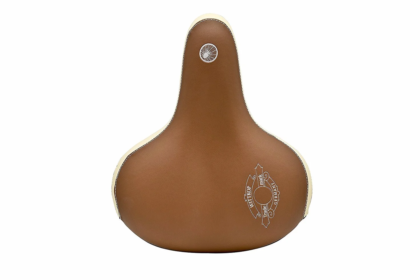 WITTKOP Big City - Selle de vélo pour vélos de Ville, Selle de vélo très Confortable avec réflecteur et Grande Assise Souple I Selle de vélo pour Homme, Selle de vélo pour Femme, Confortable