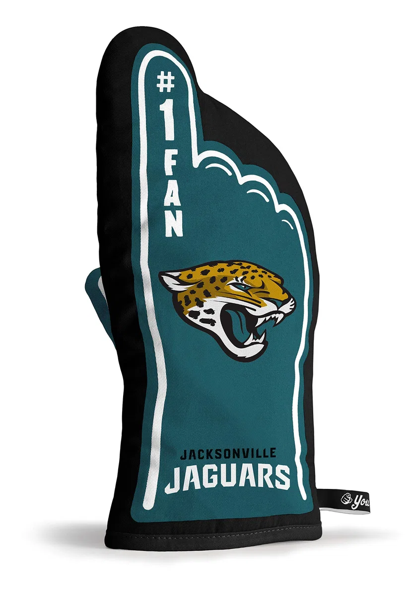 YouTheFan Gant de Cuisine Design breveté, sous Licence Officielle NFL, 100% Coton résistant à la Chaleur, pour Barbecue intérieur ou extérieur, Couleurs et Logo Officiels de l'équipe