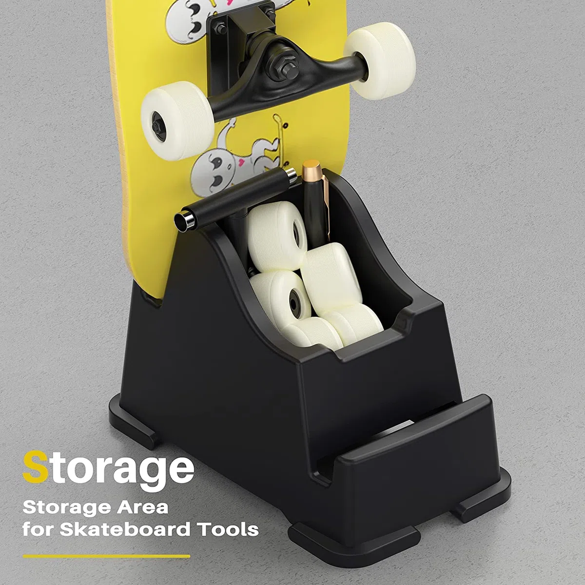 BOOSTEADY Support de Skateboard pour Skateboard - Accessoires de Skateboard pour Rangement et Affichage Portables