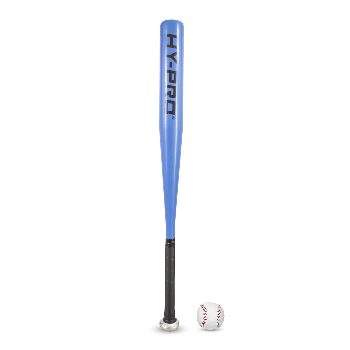 Hy-Pro Ensemble Batte de Baseball et Balle en Aluminium argenté | Poignée Solide et Finition Lisse en métal