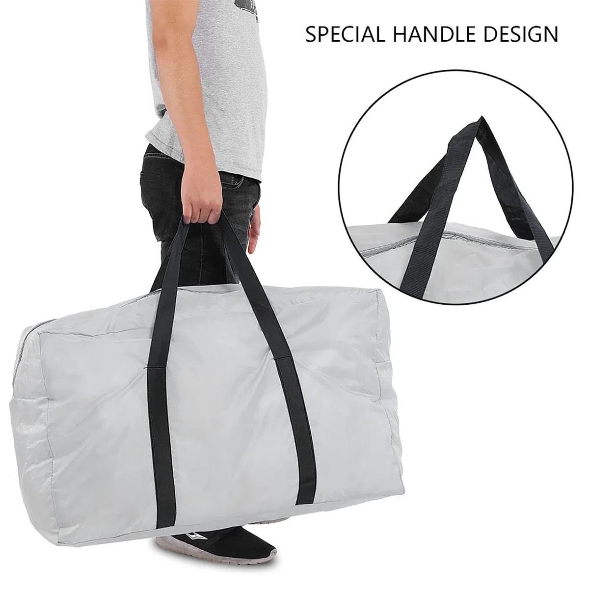 Cocoarm Sac Kayak Gonflable Sac de Rangement de Bateau Gonflable Sac en Canoe Gonflable PVC PVC Sac de Transport pour Bateau Gonflable Kayak Canoe 70,5 X 45 X 30cm / 27,8 X 17,7 X 11,8