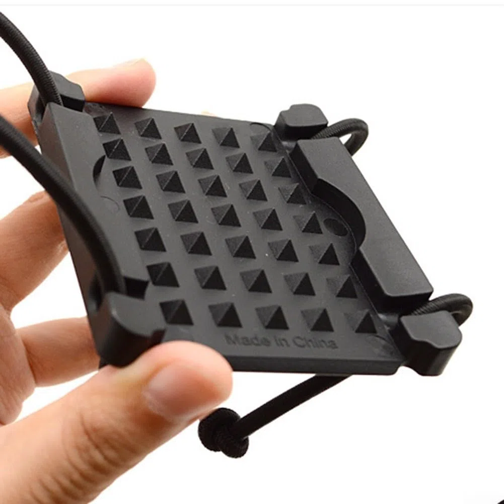 Plaque de fixation de poids de plongée en nylon et fibre de verre pour sangle de 5 cm, support à réglage rapide pour blocs de 1 à 2 kg, accessoire de système de harnais (noir)