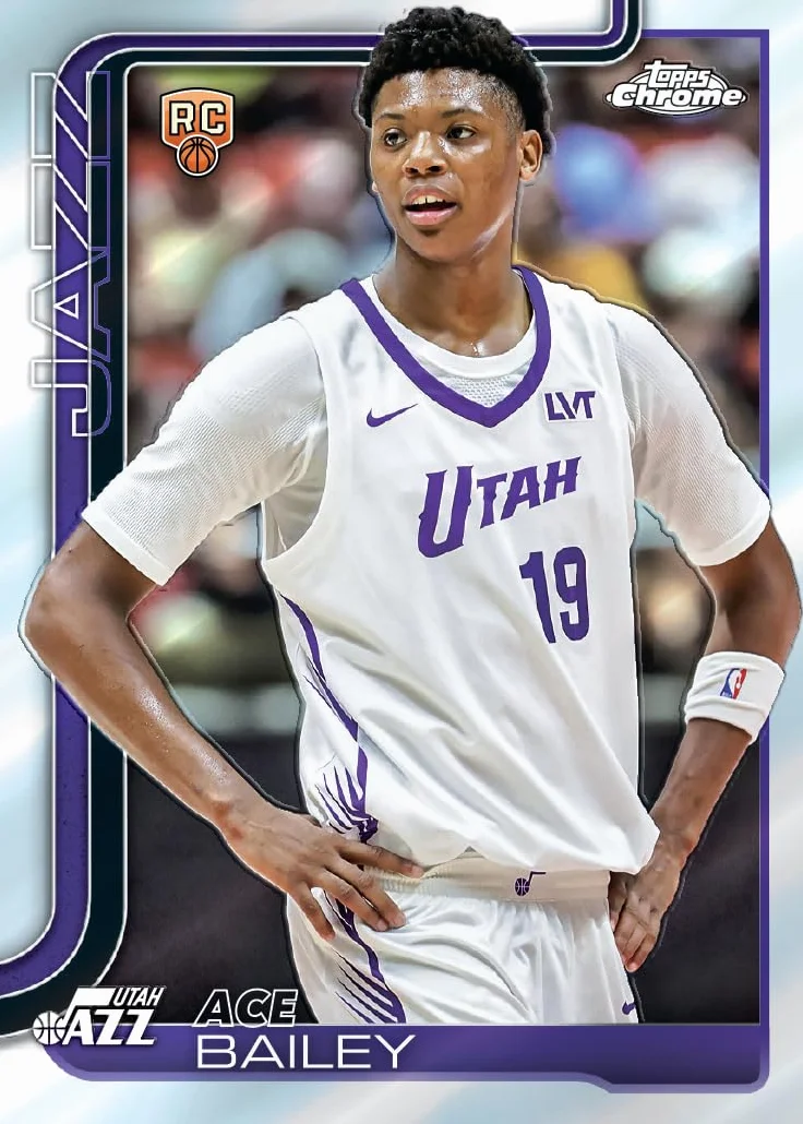 Topps Chrome® Basketball 2025-26 - Value Box (4 cartes par paquet, 7 paquets par boîte)
