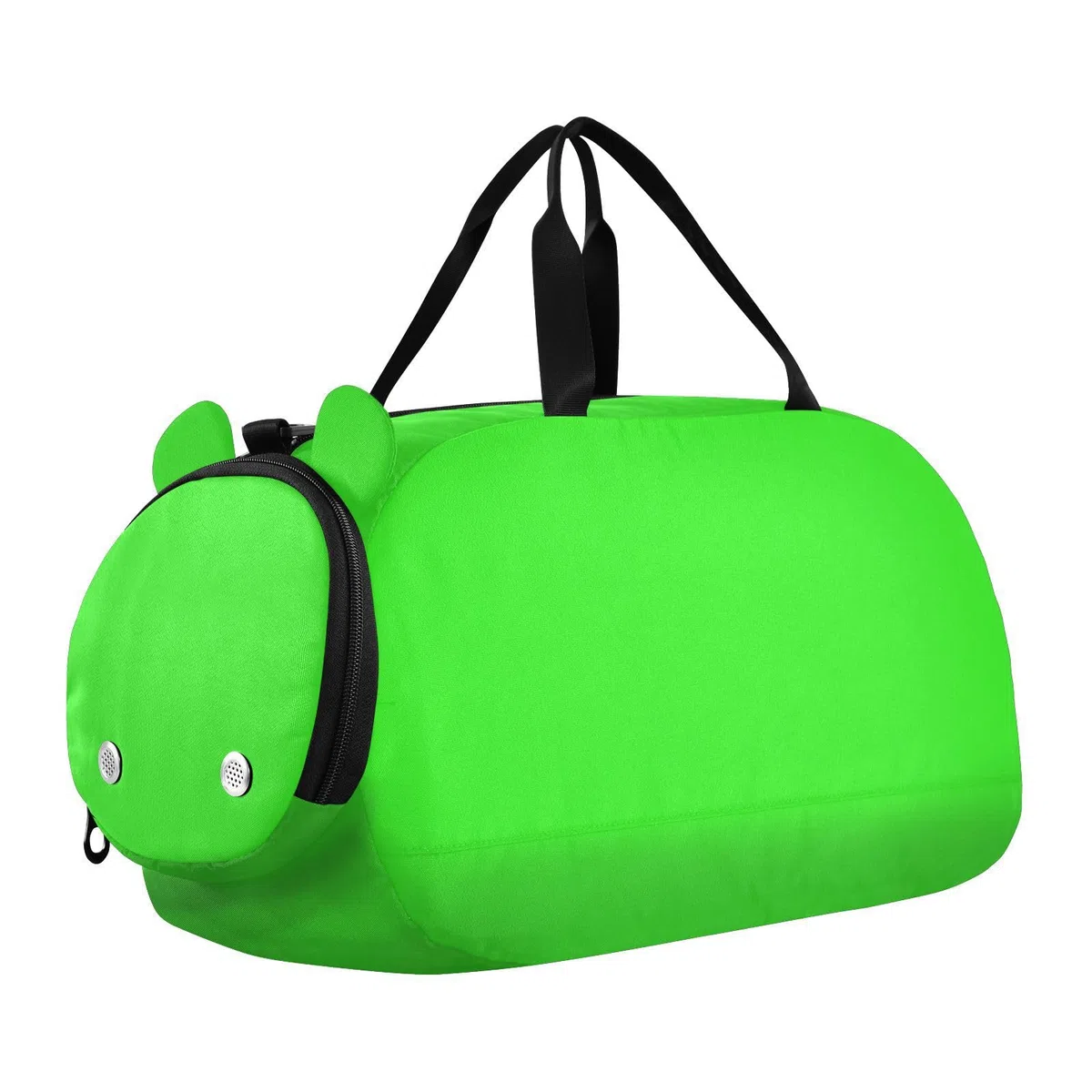 Sac de sport vert fluo avec compartiment à chaussures de grande capacité pour voyage, sport, week-end