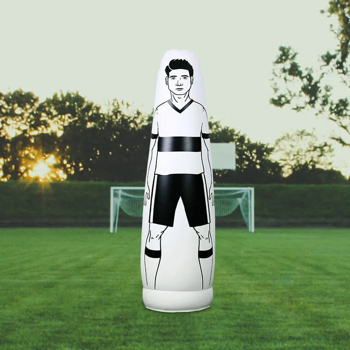 Mannequin D'entraînement de Football Gonflable pour Enfants et Adultes, Gobelet D'entraînement de Football Gonflable