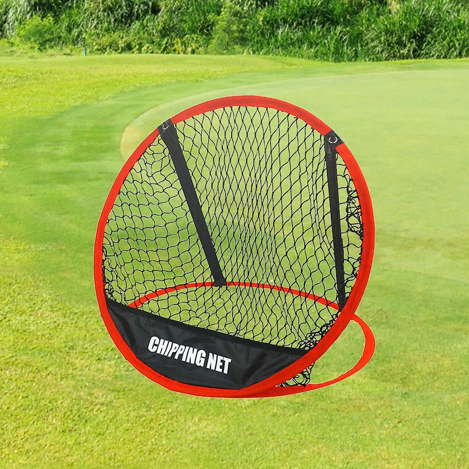 Filet D'entraînement Au Chipping pour Améliorer La Précision et La Puissance - Filet Pliable et Portable pour La Pratique du Golf
