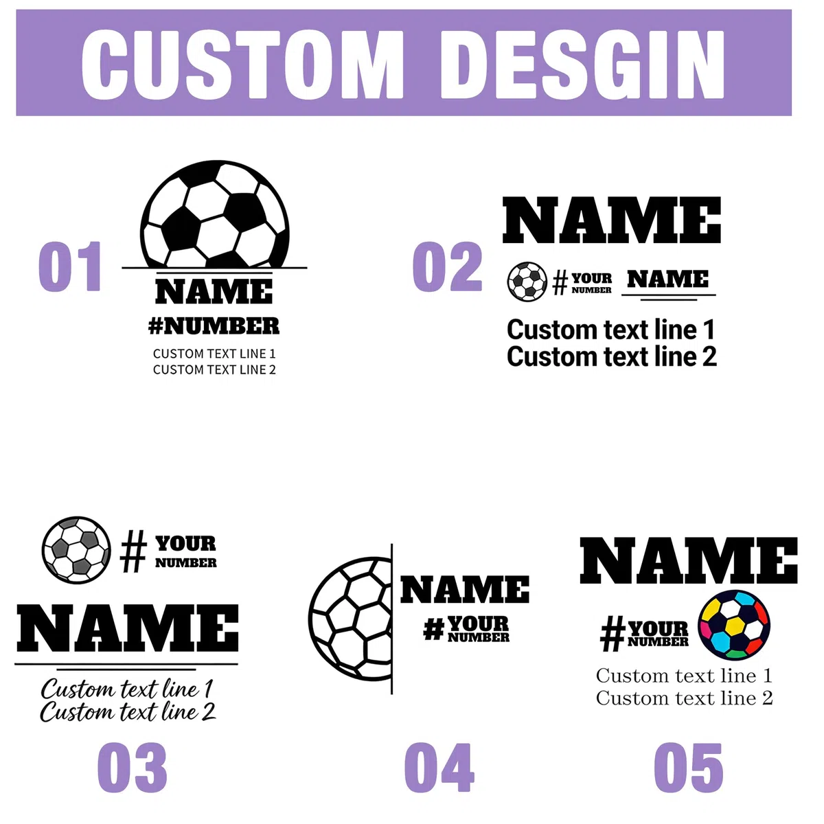 Ballon de Foot Personnalisé avec Photo - Ballon de Match sur Mesure Nom, Souvenir de Jeu, Cadeau Parfait pour Fils Fille Copain Père Entraîneur, Supporters de Foot, Anniversaire Diplôme S-XL