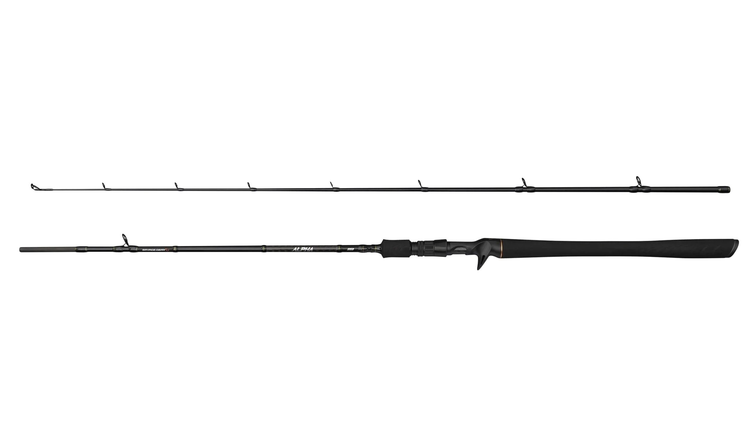 Savage Gear Alpha SG2 Jerkbait Baitcasting Canne à Lancer Alpha | Canne à Lancer pour Poissons prédateurs d'eau Douce, s et Gros Poissons | Blank en Carbone 24+30T | Options Multiples