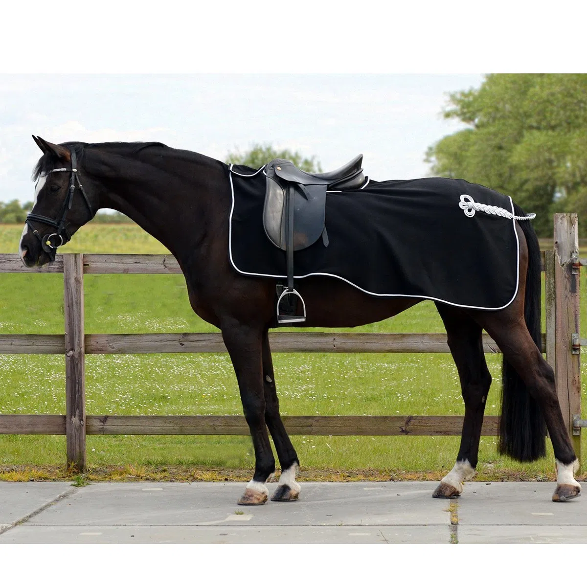 QHP Couverture couvre-reins en tissu polaire