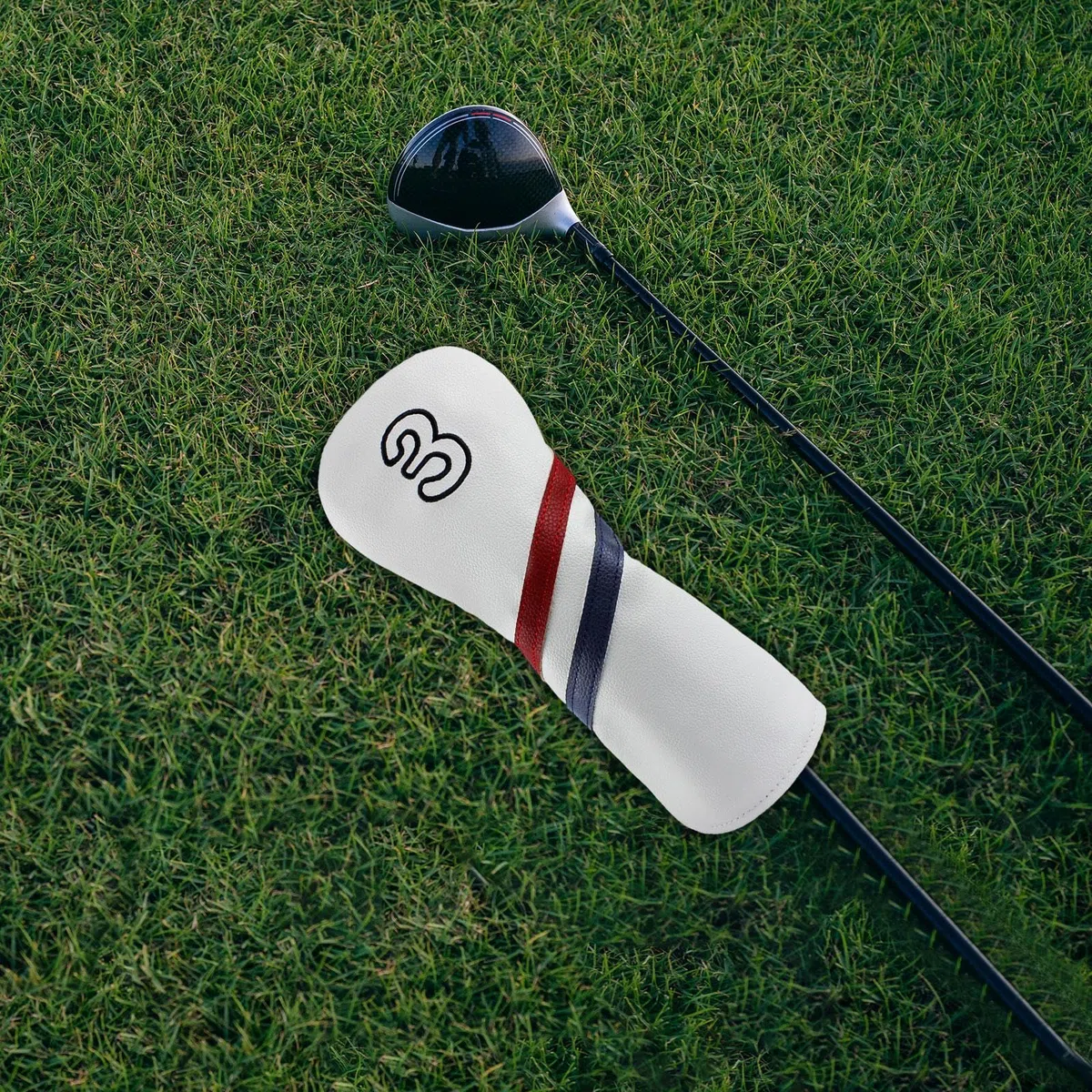 F Fityle Couvre-Chef de Club de Golf en Bois, Couvre-Chef en Cuir PU pour Femmes et Hommes avec étiquettes numériques, Housse de Protection, Accessoires de