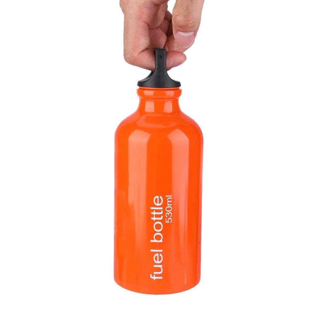 VGEBY Bouteille de stockage de carburant, alliage d'aluminium de conteneur d'essence de camping étanche pour la randonnée cuisant le pique-nique