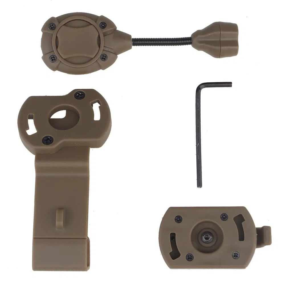 ACEXIER Tactique Rapide Casque Interrupteur MPLS Modulaire Personne Système D'éclairage Double Ultrabright LED Lampe ARC Casque Côté Montage Lampe de Poche