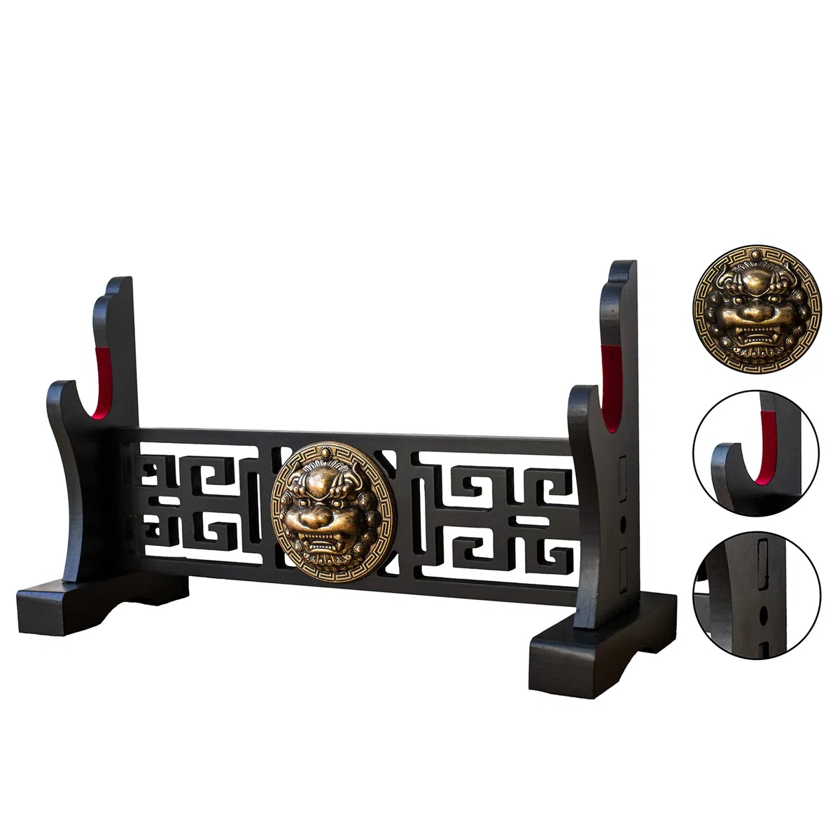 Porte - épée tapis de velours japonais Katana stand Samurai présentoir support pour toutes les épées tanto (Kylin-1)
