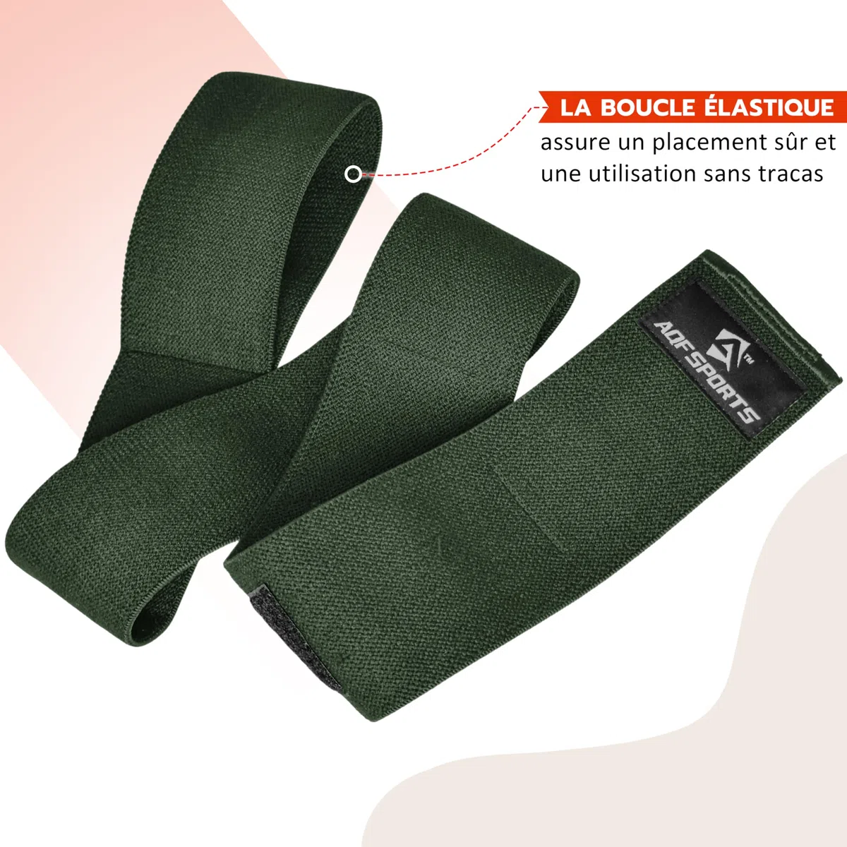 AQF Bandages de Coude pour Musculation (Paire) – Coudières Élastiques 101,6 cm, Support et pour Haltérophilie, Powerlifting, Fitness, Entraînement, Développé Couché (Vert Militaire)