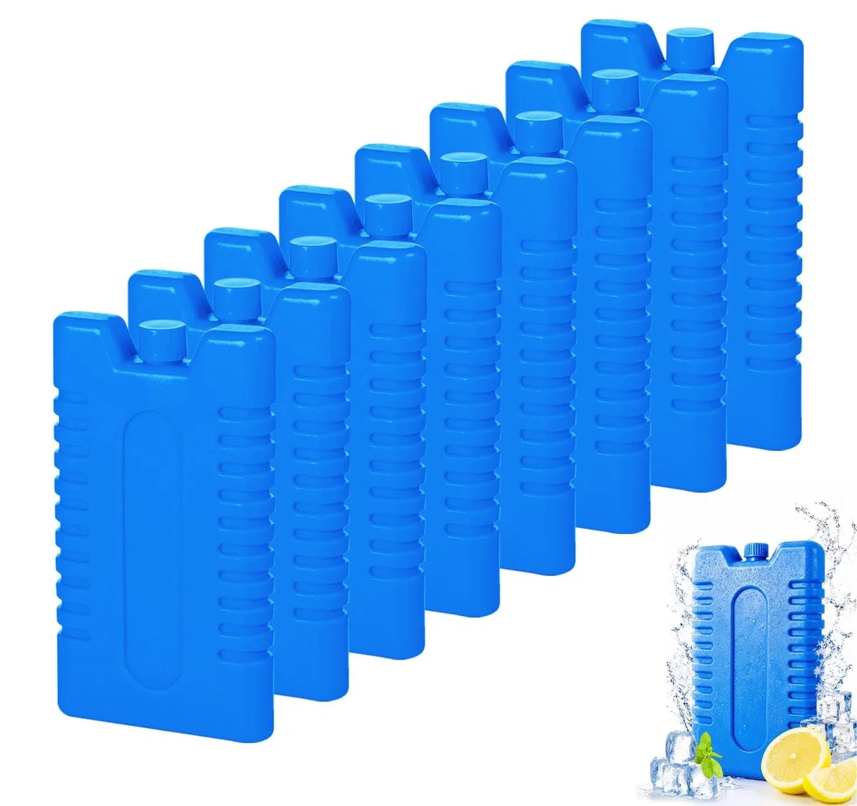 Homewit Big Packs de Glace - Éléments de Refroidissement pour glacière et Sac Isotherme - Accumulateurs de Froid pour la Maison et Les Loisirs