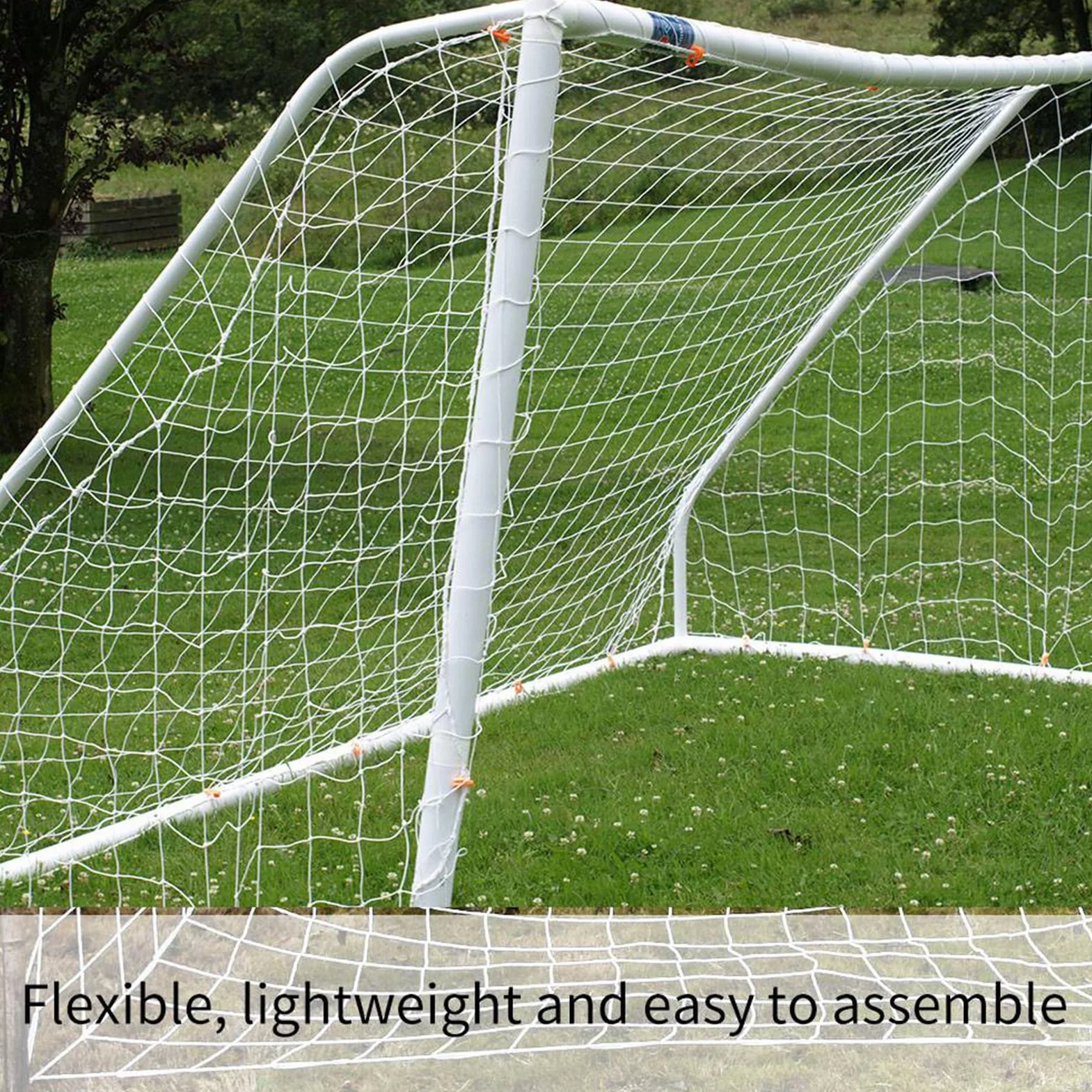 Filet de But de Football Professionnel 3x2 M - Outils D'entraînement de Match de Sport en Fibre de Polypropylène, Filet D'entraînement de Football
