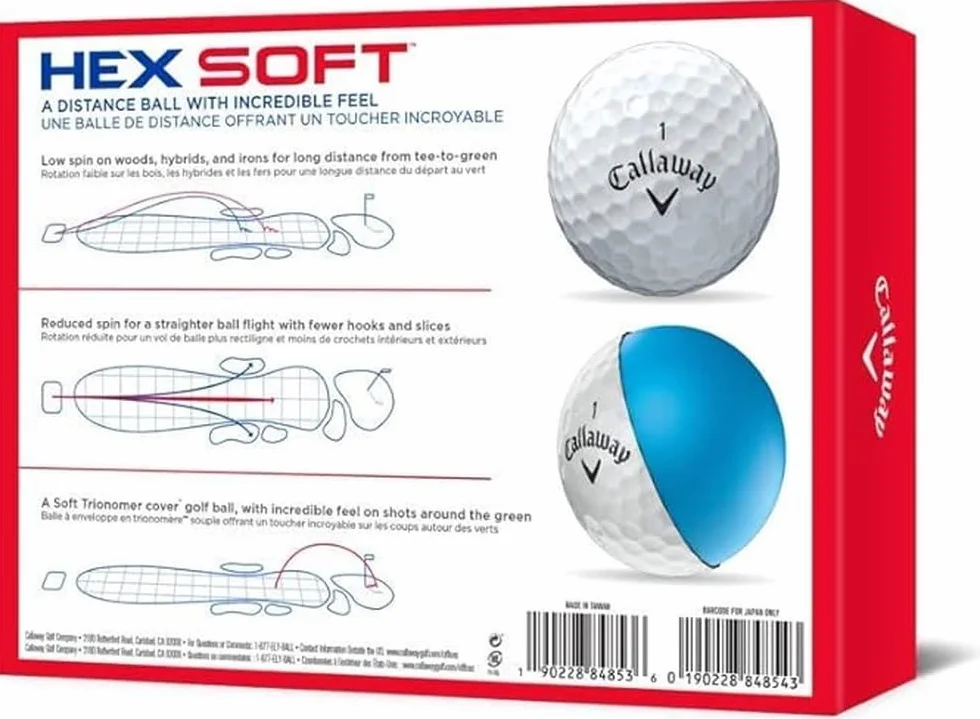 Callaway Golf Ballons de Golf Hex Soft 2019