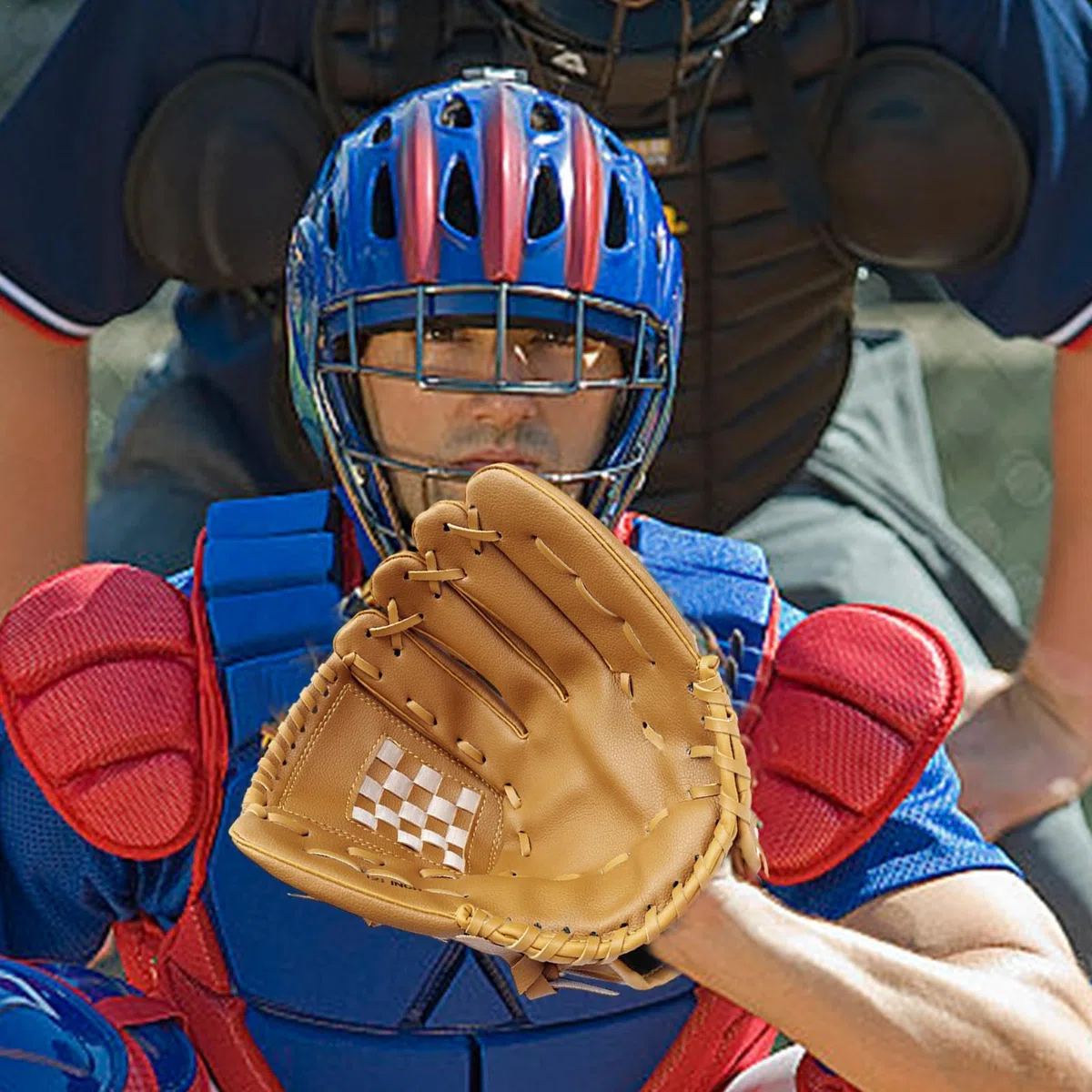 Mitaines de baseball pour adultes – Mitaines de softball – Mitaines de baseball pour gaucher – Moufles robustes pour l'entraînement des débutants