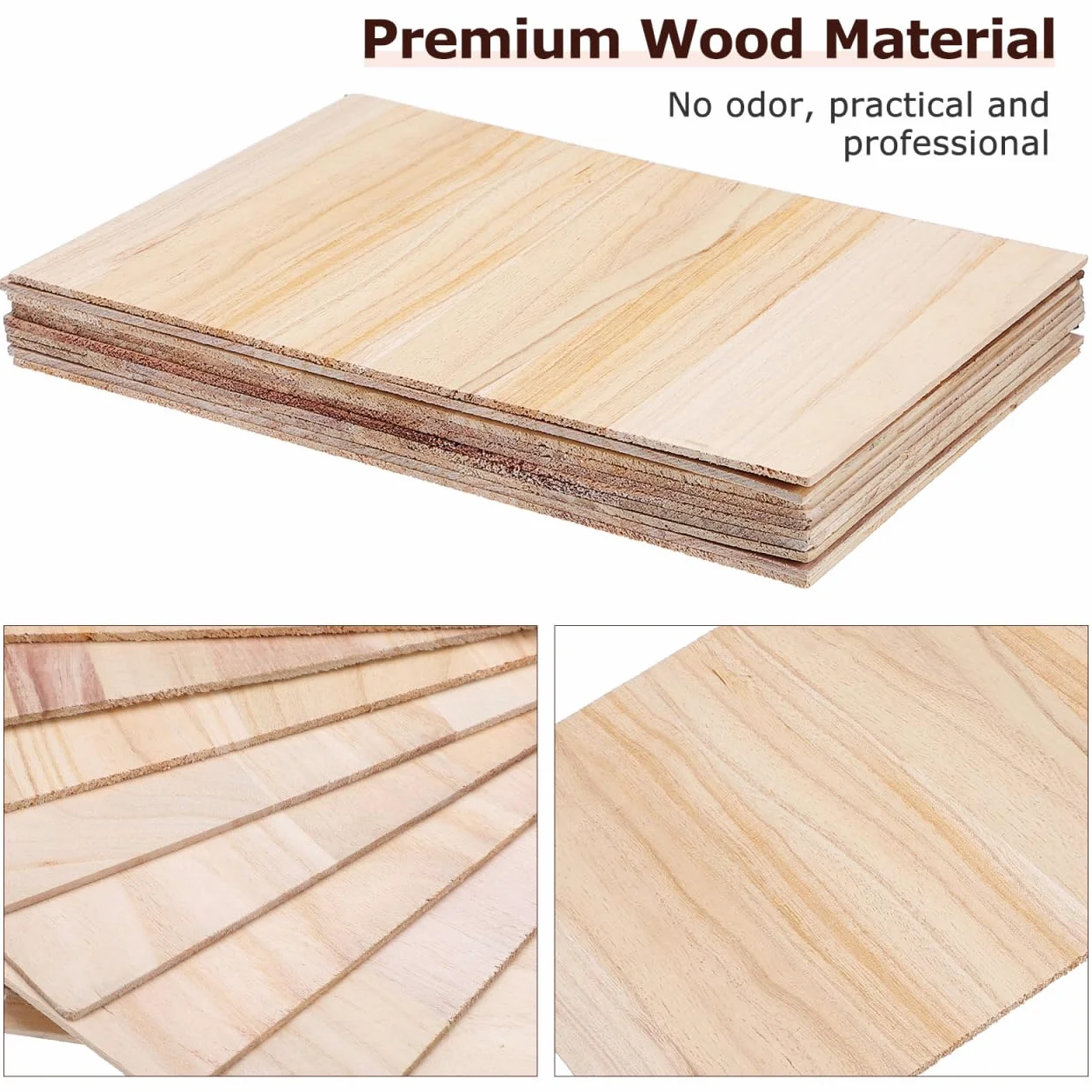 Veemoon Lot de 10 Planches de Frappe en Bois de Taekwondo, incassables, pour entraînement Kickboxing, Arts Martiaux, karaté