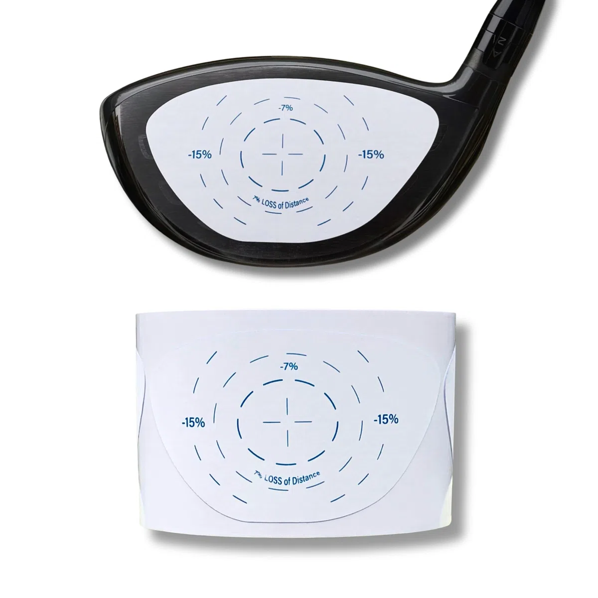 Generisch Scratch Golf Impact Tape (Driver), retour instantané pour plus de longueur et de constance, analyse du contact avec le ballon