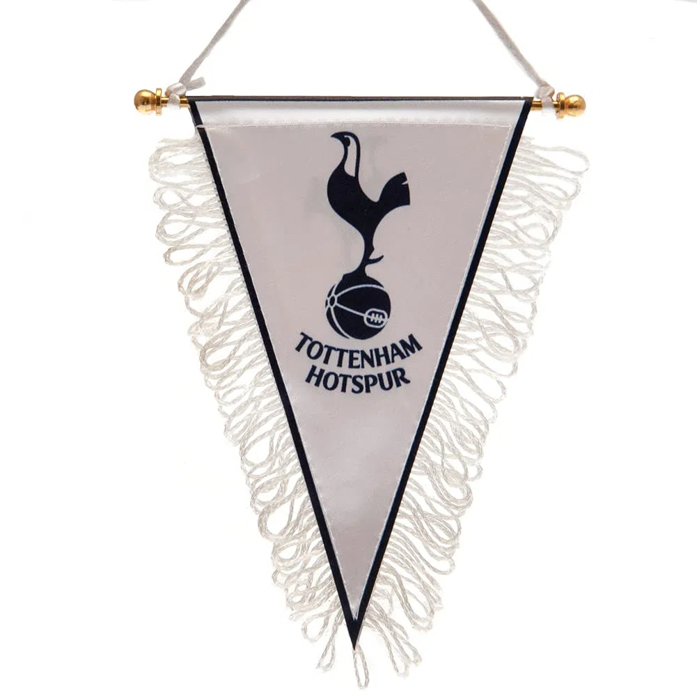 Tottenham Hotspur FC - Fanion (Taille unique) (Blanc/Bleu marine)