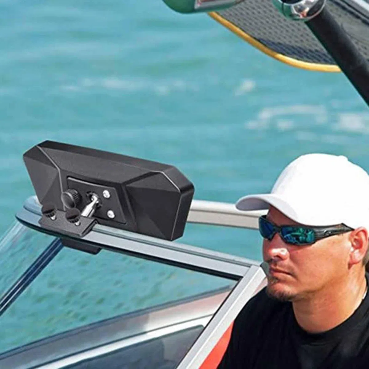 Miroir de bateau, rétroviseurs de bateau vue arrière - Rétroviseurs réfléchissants,Accessoires de de miroir, rétroviseur grand angle pour le ski nautique, le sport, le wakeboard et