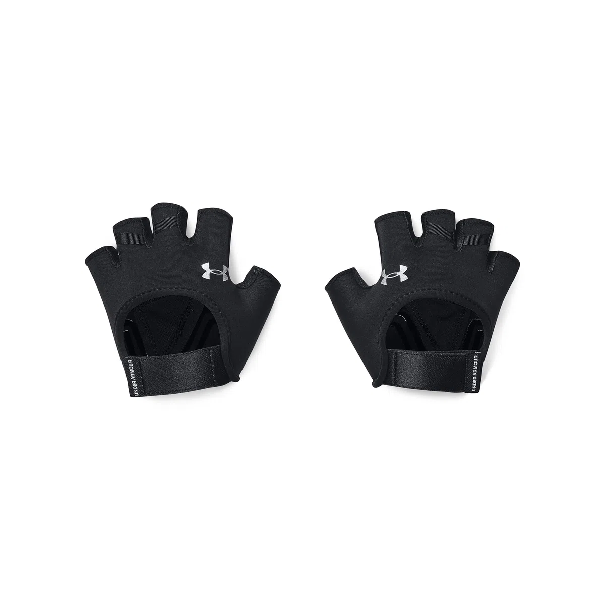 Under Armour UA Training Gloves Mitaines femme, Gants d'entraînement ultra-légers, Gants running respirants avec paumes en cuir, noir/argent