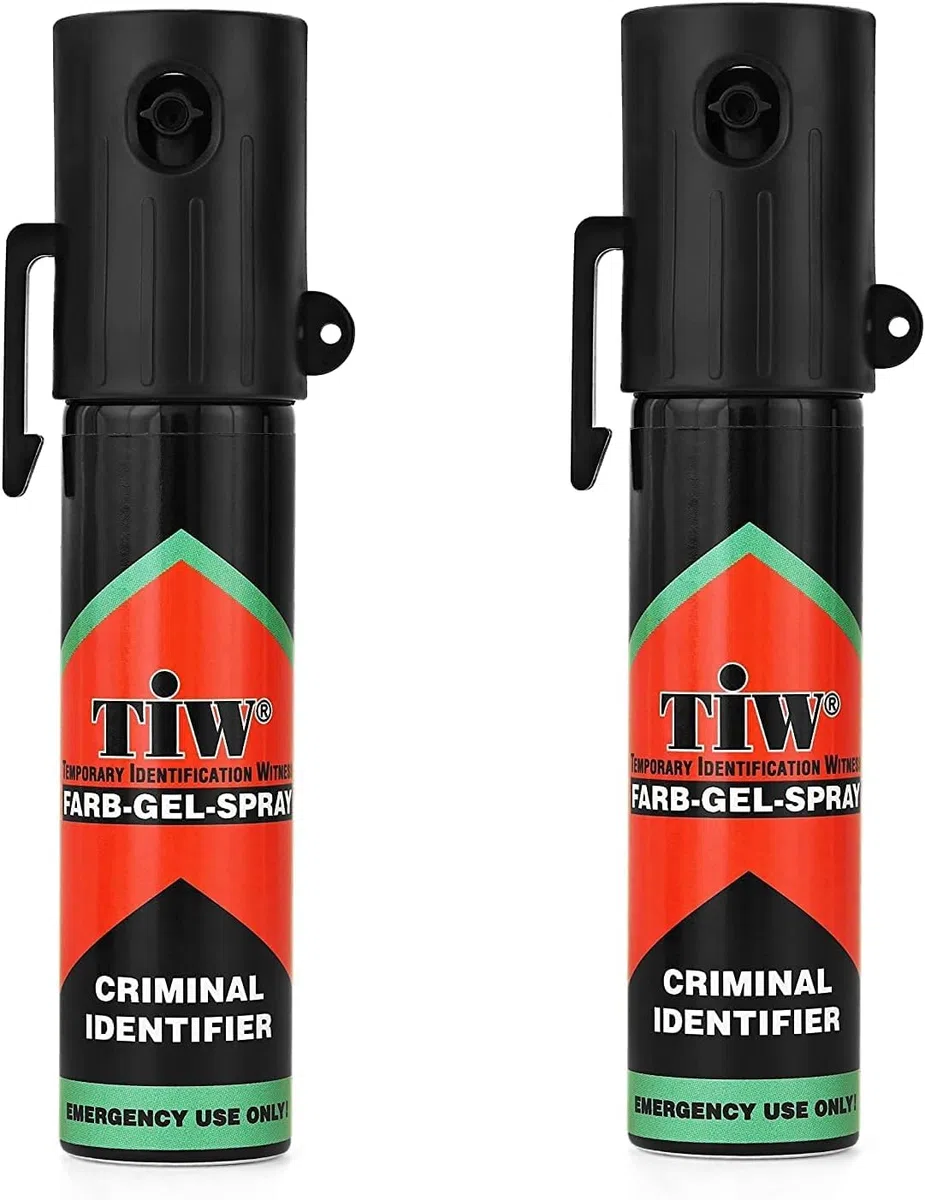 Lot de 2 HOERNECE -20 ML-Spray De Défense Tiw Farb-Gel Format : Sac a Main Femme, Sacoche Homme, Veste, Sac a Dos