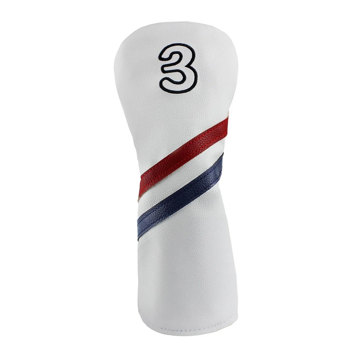 F Fityle Couvre-Chef de Club de Golf en Bois, Couvre-Chef en Cuir PU pour Femmes et Hommes avec étiquettes numériques, Housse de Protection, Accessoires de