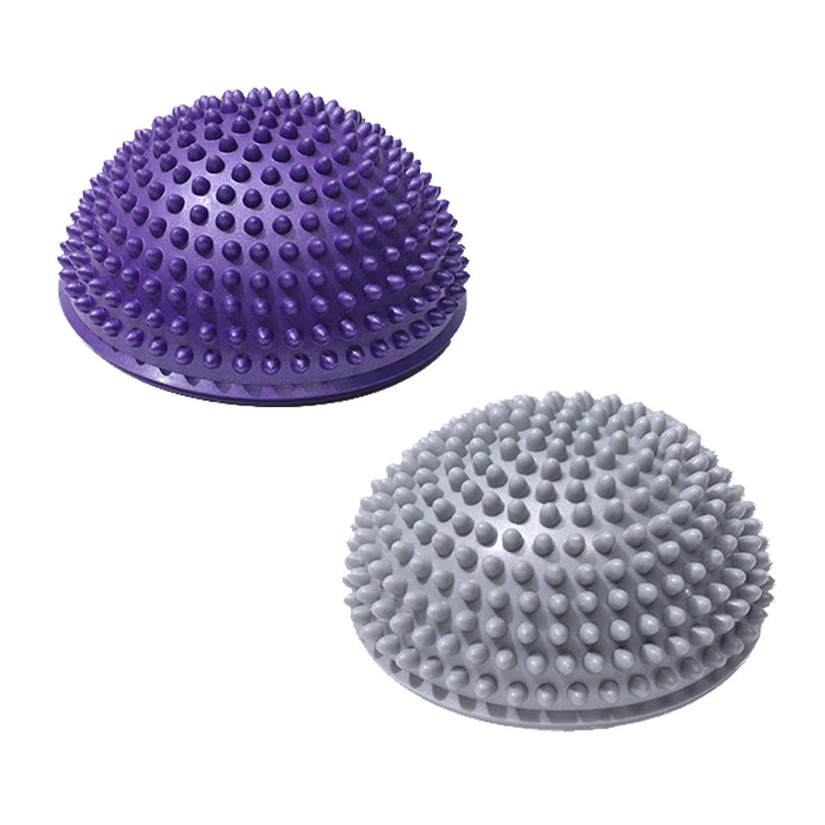 Lot de 2 Boule H'équilibre Hérisson, Demi Balles de Yoga Pied de Massage, Balance Disque Gonflable d'équilibre de Yoga Hérisson, Coussin de Balance pour Entraînement Sport Yoga Fitness Exercice