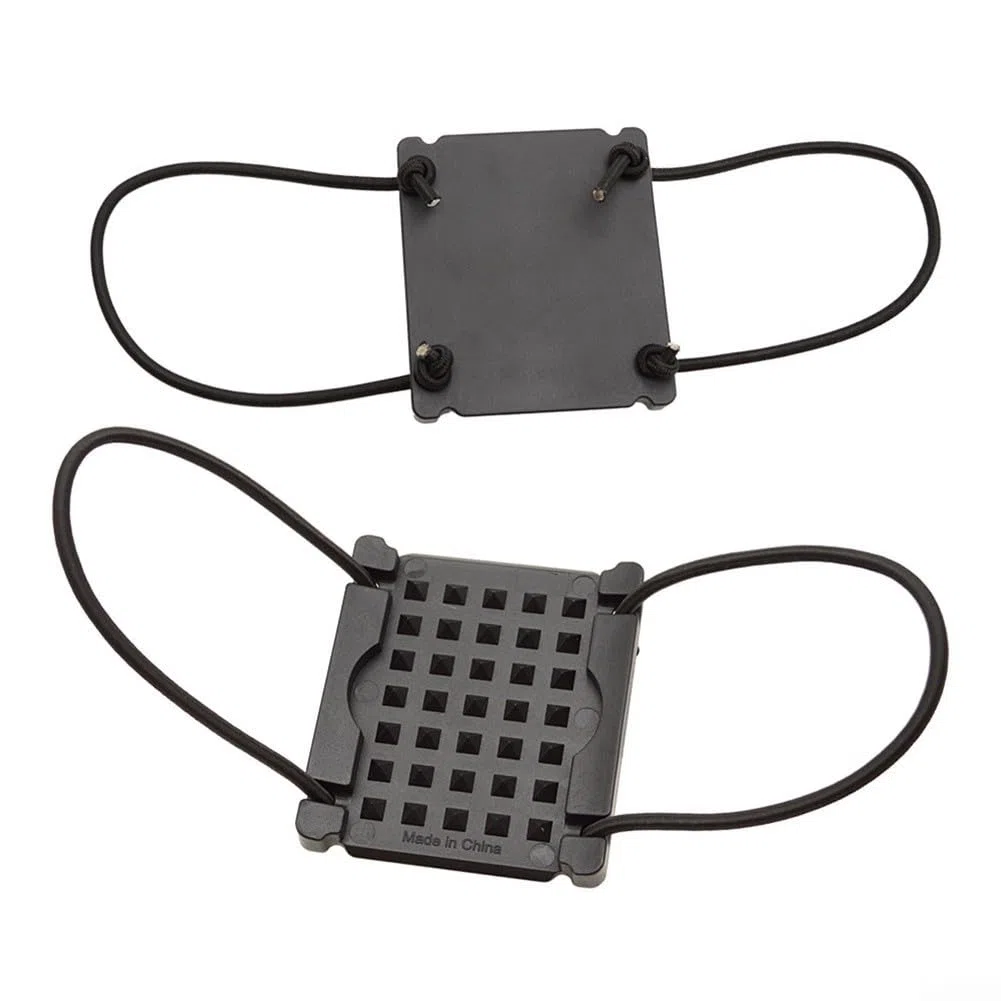 Plaque de fixation de poids de plongée en nylon et fibre de verre pour sangle de 5 cm, support à réglage rapide pour blocs de 1 à 2 kg, accessoire de système de harnais (noir)