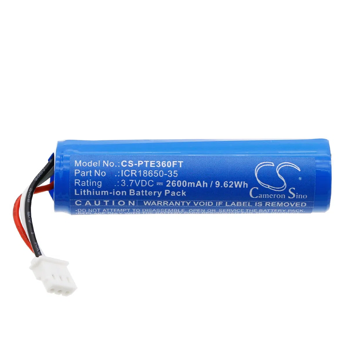 TECHTEK Batterie 2600mAh Compatible avec [Petzl] E36NAO, Nao, Nao+, Neo, Stirnlampen remplace FBA