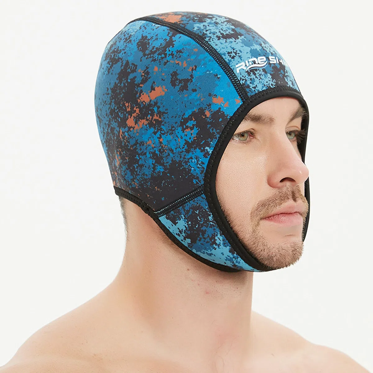 Cagoule de plongée Chapeau de Natation avec mentonnière Bonnet sous Casque Moto pour Aventures sous-Marines et Natation en Hiver
