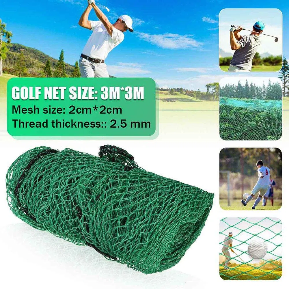 Golf Practice Entrainement pour Jardin Portable Exterieur, Filets Frappe Golf GranTaille Aides À La Formation Pliables Swing Practice pour La Protection des Animaux,3mx3m