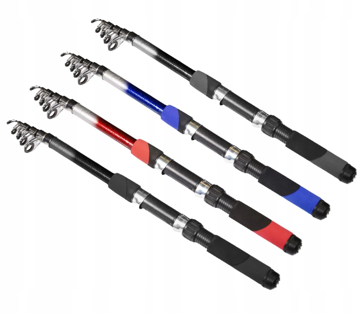 Kit de pêche complet : 1 canne à pêche de 2,4 m, 1 moulinet et flotteur (modèle ZEST-W-22)
