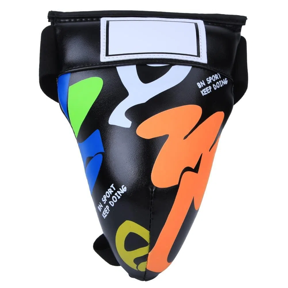 HERCHR Coquille protectrice pour Enfants, Protège-aine Absorbant Les Chocs Souple, Coquille de Protection pour Entraînement Boxe, Kickboxing, MMA, Muay Thai, Sparring, Sanda, Taekwondo