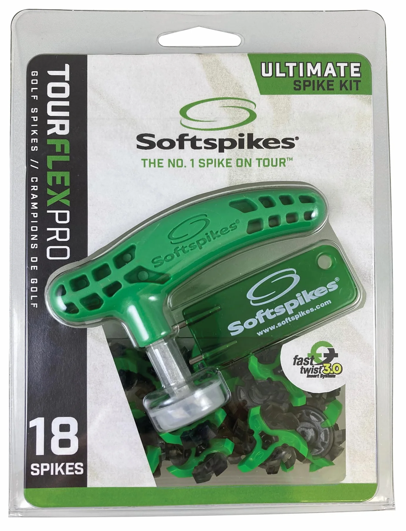 Softspikes Tour Flex Pro Fast Twist 3.0 Kit de Pointes de Golf