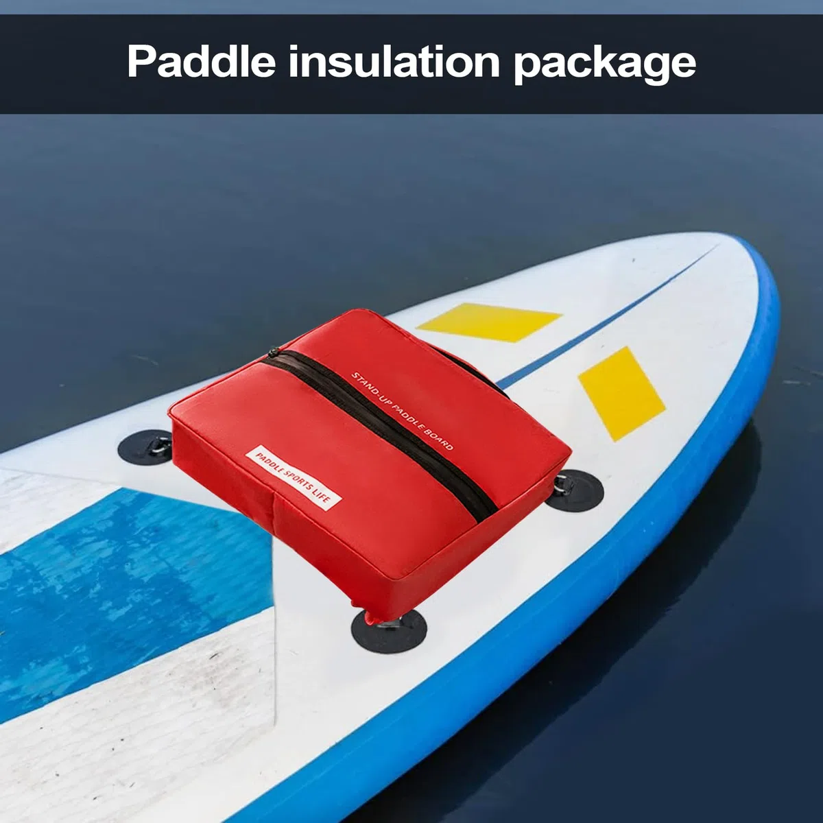 Glacière pour planche à pagaie, sac isotherme pour kayak, grande capacité avec fermeture éclair, porte-bouteille d'eau avec poignée, portable pour voyage et pique-nique