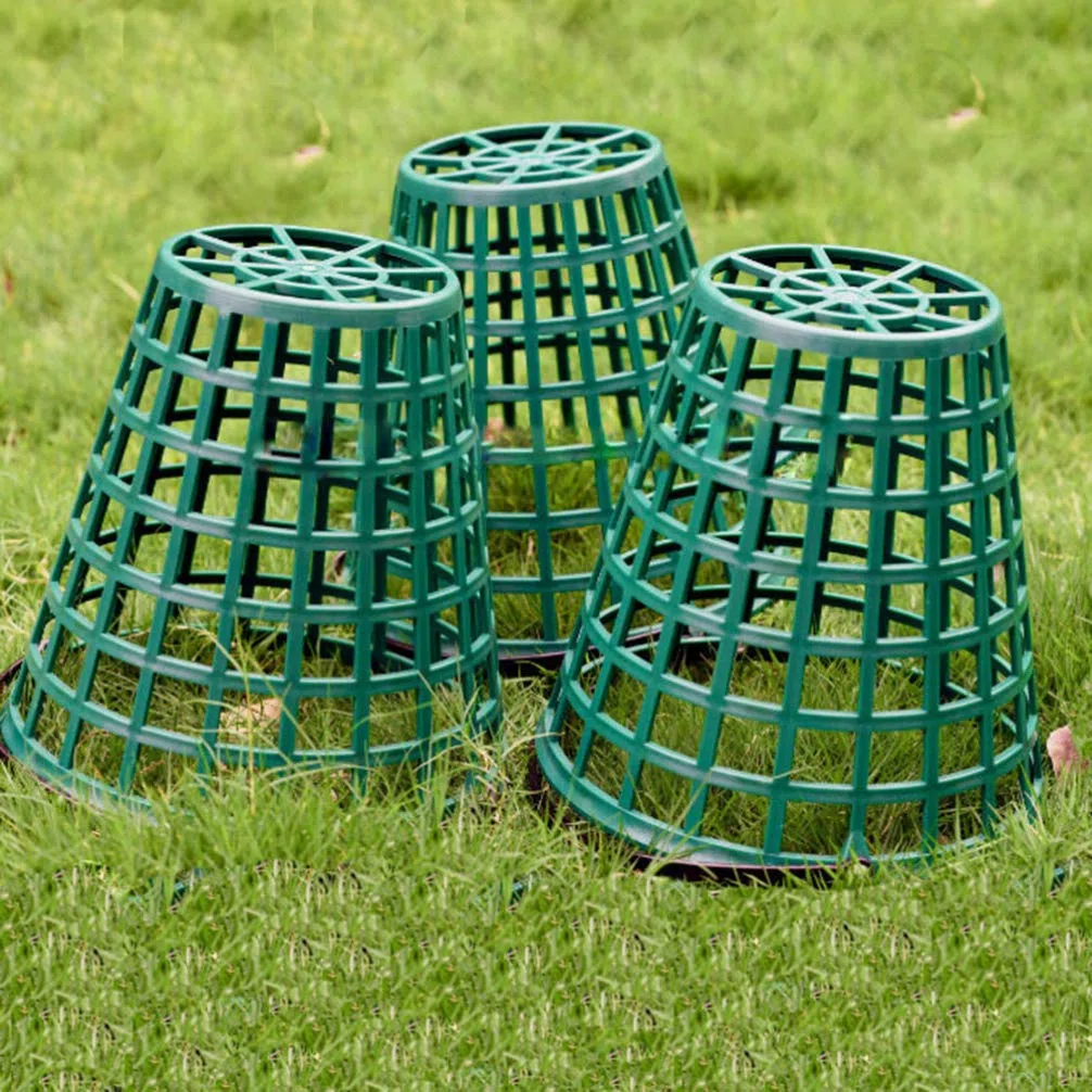 VOSAREA Panier de golf avec poignée Vert Panier de rangement Organisateur de golf Peut contenir 50 balles Contient maison Panier à linge